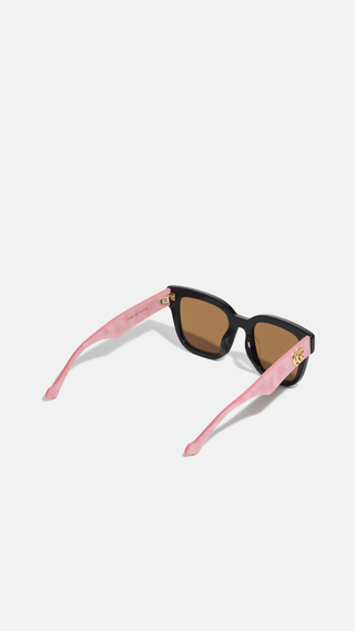 Lentes de Sol Gucci Negro & Rosa
