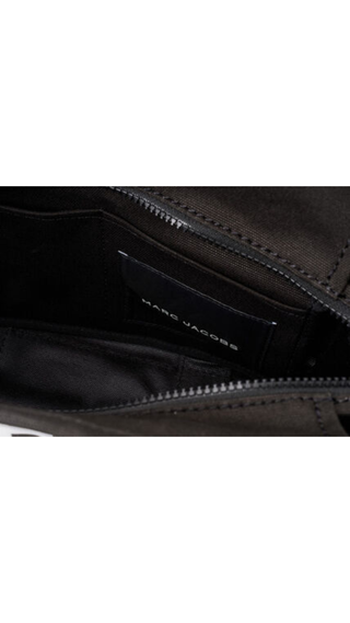 Bolso Marc Jabocs Tote Mediano Colección Lujo Blanco y Negro