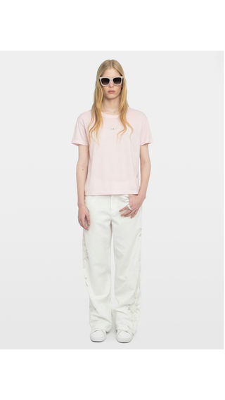 Polera Zadig & Voltaire Marta PCL Wings Strass Candy