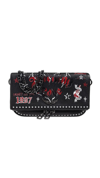 Cartera Zadig voltaire Rock Pequeña Negro Bicolor