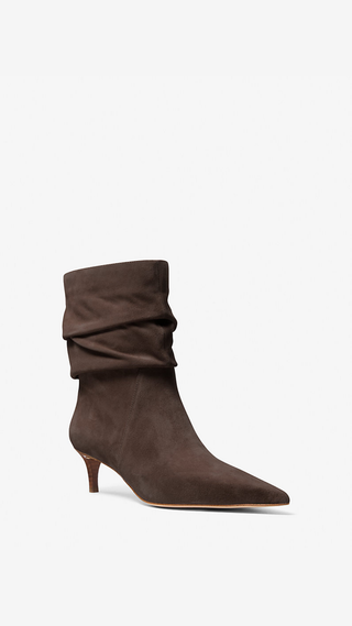 Botines Michael Kors Dawn Heeled Chocolate