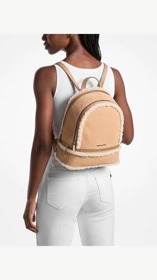 Mochila Michael Kors MD Zip Bac Peanut