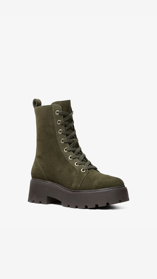 Botines Michael Kors Blake Suede Verde