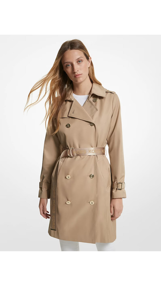 Blazer Michael Kors Cotton Blend Beige