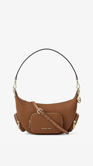 Crossbody Michael Kors Merritt Suede Large Brown