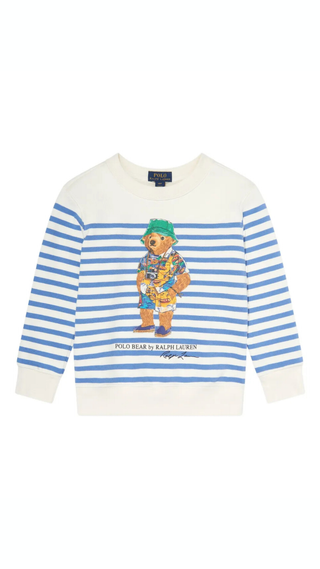 Poleron Bear Polo Ralph Lauren Multi Blue
