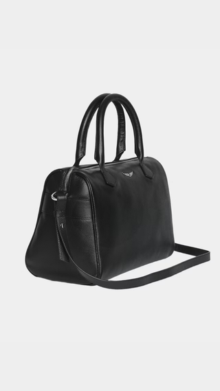 Tote Zadig & Voltaire XS Sunny Wings Grained Black