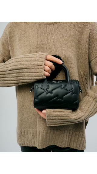 Tote Zadig & Voltaire Sunny Nano Wings ZV Black
