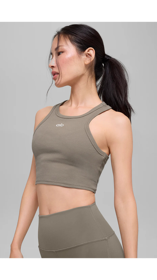 Polera Alo Yoga Aspire Tank Cafe