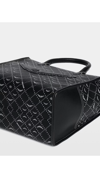 Tote Zadig & Voltaire Angel Tote Mono Black Single Black