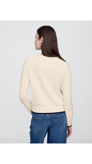Sweater Gap Cream American Flag