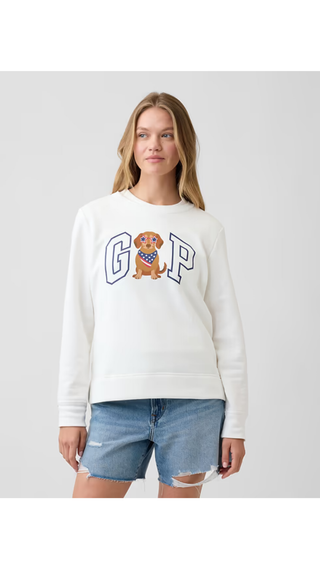 Poleron Gap Logo Doorbuste White