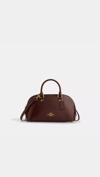 Cartera Coach Lara Satchel Cafe