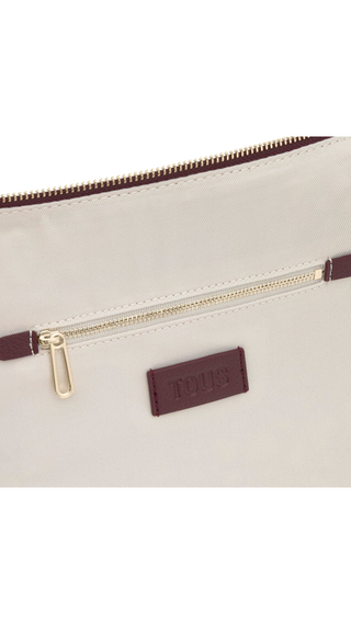 Bolso de Hombro Tous Puffy Bear Burdeo