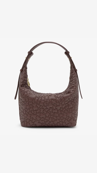 Bolso de Hombro Tous Puffy Bear Marron