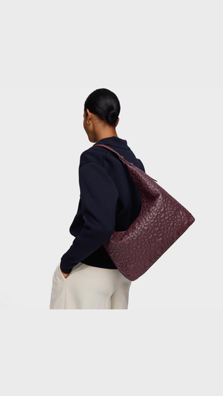 Bolso de Hombro Tous Puffy Bear Burdeo Grande