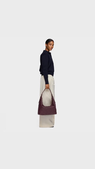 Bolso de Hombro Tous Puffy Bear Burdeo Grande