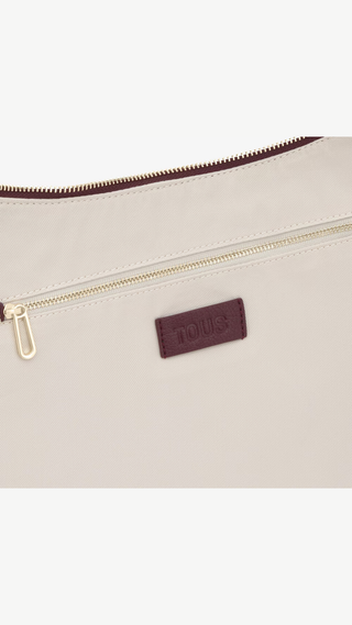 Bolso de Hombro Tous Puffy Bear Burdeo Grande