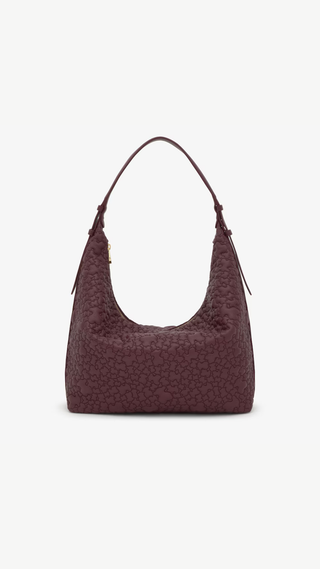 Bolso de Hombro Tous Puffy Bear Burdeo Grande