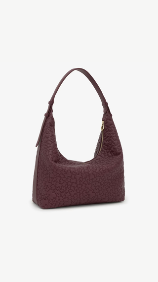 Bolso de Hombro Tous Puffy Bear Burdeo Grande