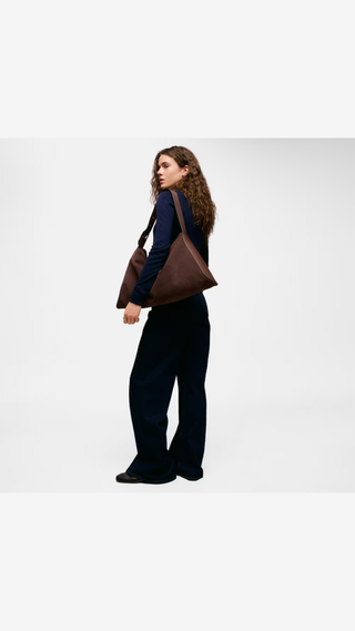 Saca de Piel Tous Arlette Marron Grande