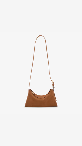 Bandolera de Piel Tous Arlette Camel Pequeña