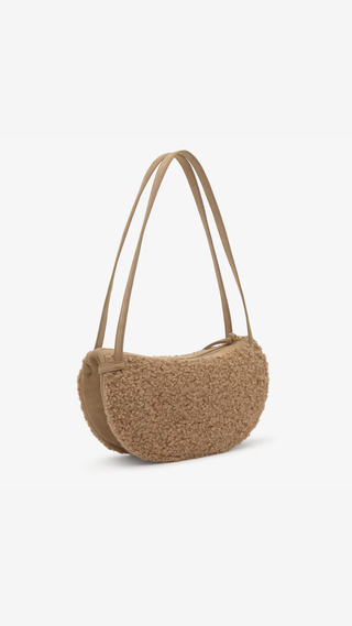 Bolso de Hombro Tous Halfmoon Camel Grande