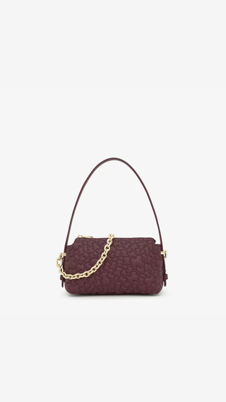 Mini Bolso Tous Puffy Bear Burdeo Pequeño