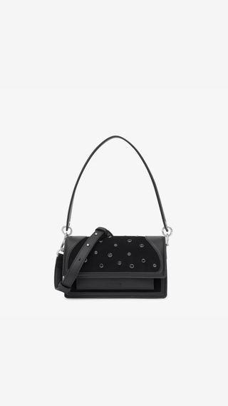 Bandolera Tous Audree Strass Negro Pequeño