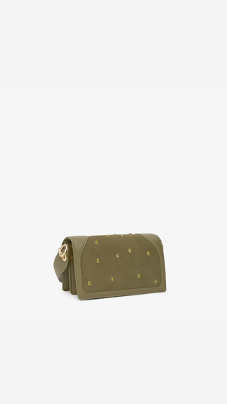 Bandolera Tous Audree Strass Verde Pequeño