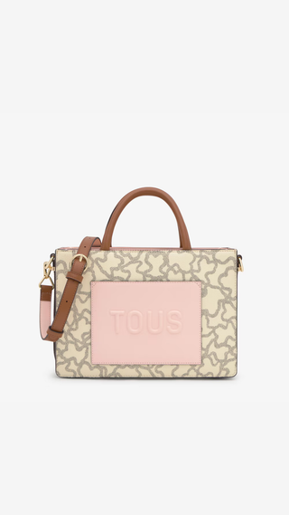Shopper Tous Amaya Kaos Icon Beige Mediano
