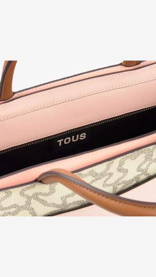 Shopper Tous Amaya Kaos Icon Beige Mediano