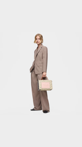 Shopper Tous Amaya Kaos Icon Beige Mediano