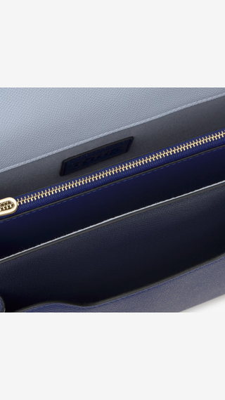 Bandolera Tous Audree Saffiano Azul Mediano