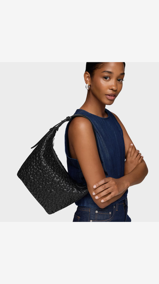 Bolso de Hombro Tous Puffy Bear Negro Mediano