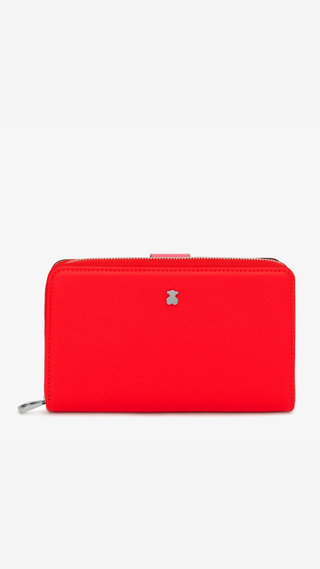 Billetera Tous New Dub Rojo Mediano