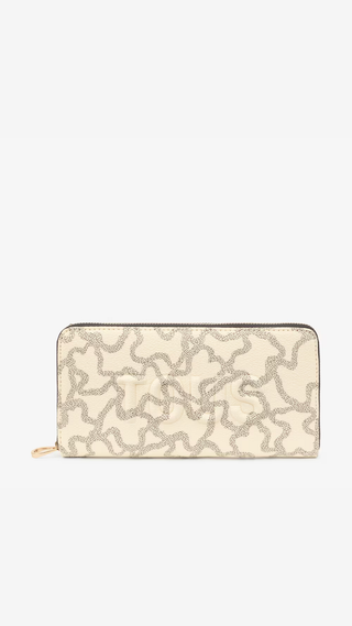 Billetera Tous Kaos Icon Beige Mediano