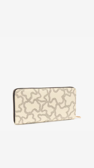 Billetera Tous Kaos Icon Beige Mediano