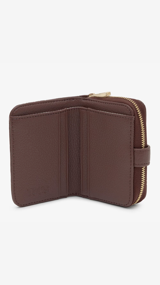 Billetera Tous Bridge Puffy Bear Marron Pequeño
