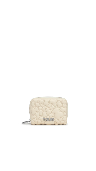 Billetera Tous Bridge Puffy Bear Beige Pequeño