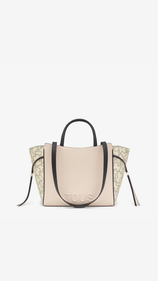 City Tous Kaos Icon Beige y Negro Mediano