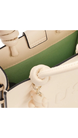Cartera Tous Osos Dorados Blanca Mediano
