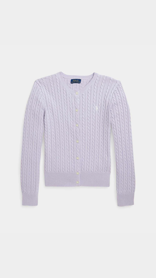 Sweater Polo Ralph Lauren Cárdigan Lila