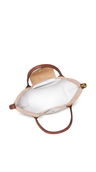 Bolso Longchamp Beige Mediano Asas Largas