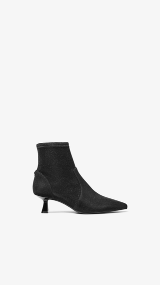 Botines Michael Kors Amali Kitten Bootie Negro