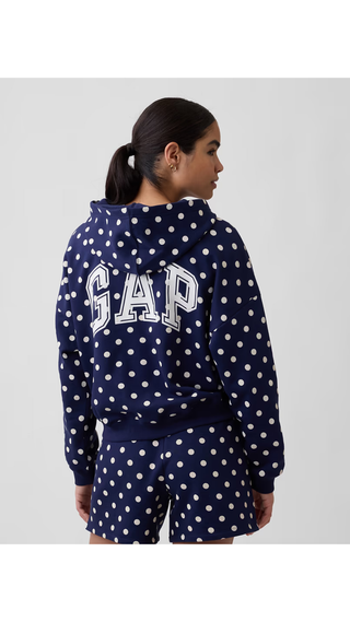 Poleron Gap Mini Arch Navy Polka Dot