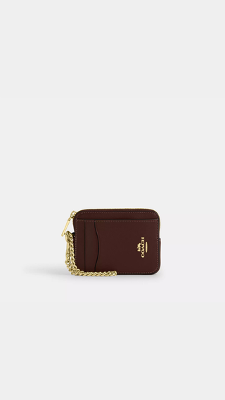 Zip CardCase Coach Cafe