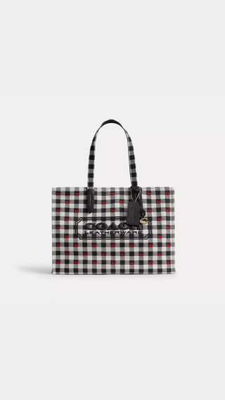 Tote Coach Cherry Negro Multi