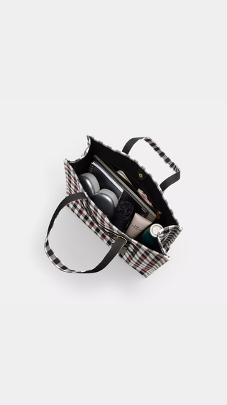 Tote Coach Cherry Negro Multi