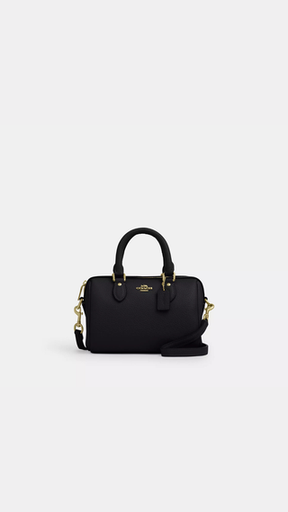 Crossbody Coach Mini Rowan Negro
